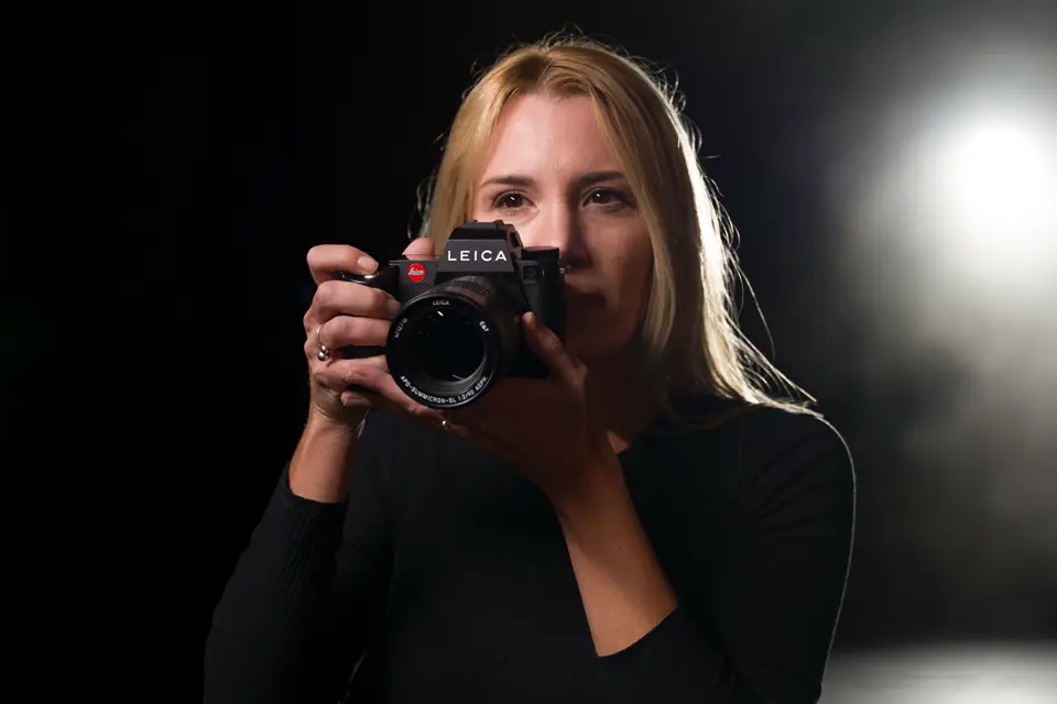 xiomara bender with the leica sl3